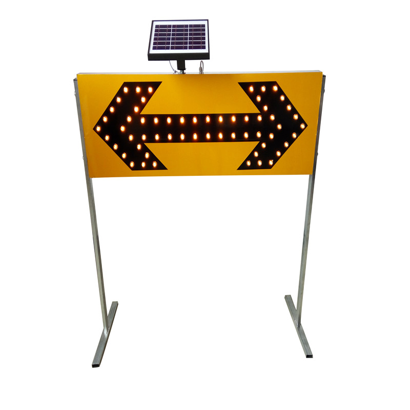 Steel Setting Traffic LED Indication Solar Signal Light