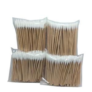 China Ear Cleaning 7.5cm Cotton Applicator Sterile wholesale