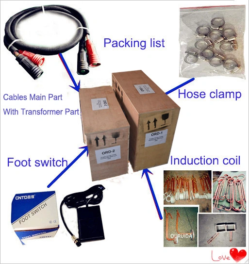 China Manufacturer IGBT Induction Heating Machine of Heating Metal Processing Machinery Parts (HF-40KW)