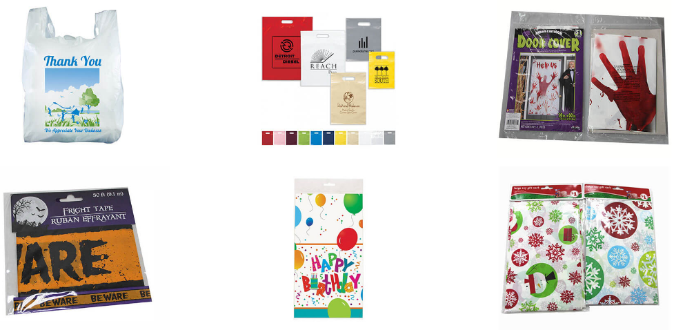 Transparent Cone Shaped Plastic Sweet Bags , Custom Party Candy Bags