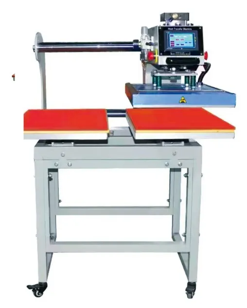 Dual Station Pneumatic Fully Automatic Heat Press Machine Clothing Printing New Heat