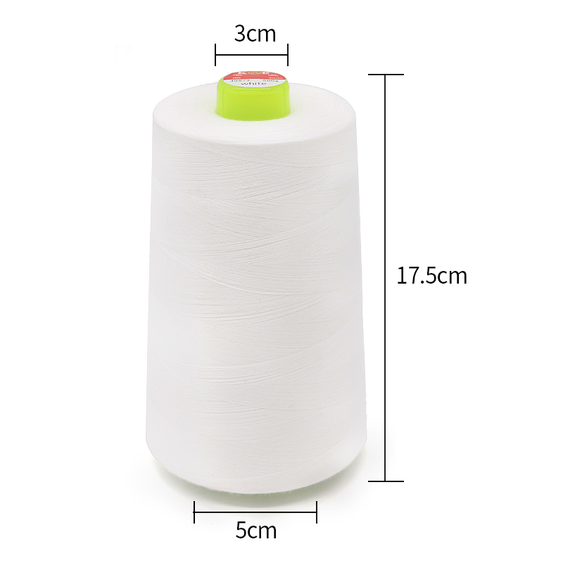 40/3 Quilting Top Thread for Loom Edge Taping Chemical Resistance Polyester Sewing Thread 500g