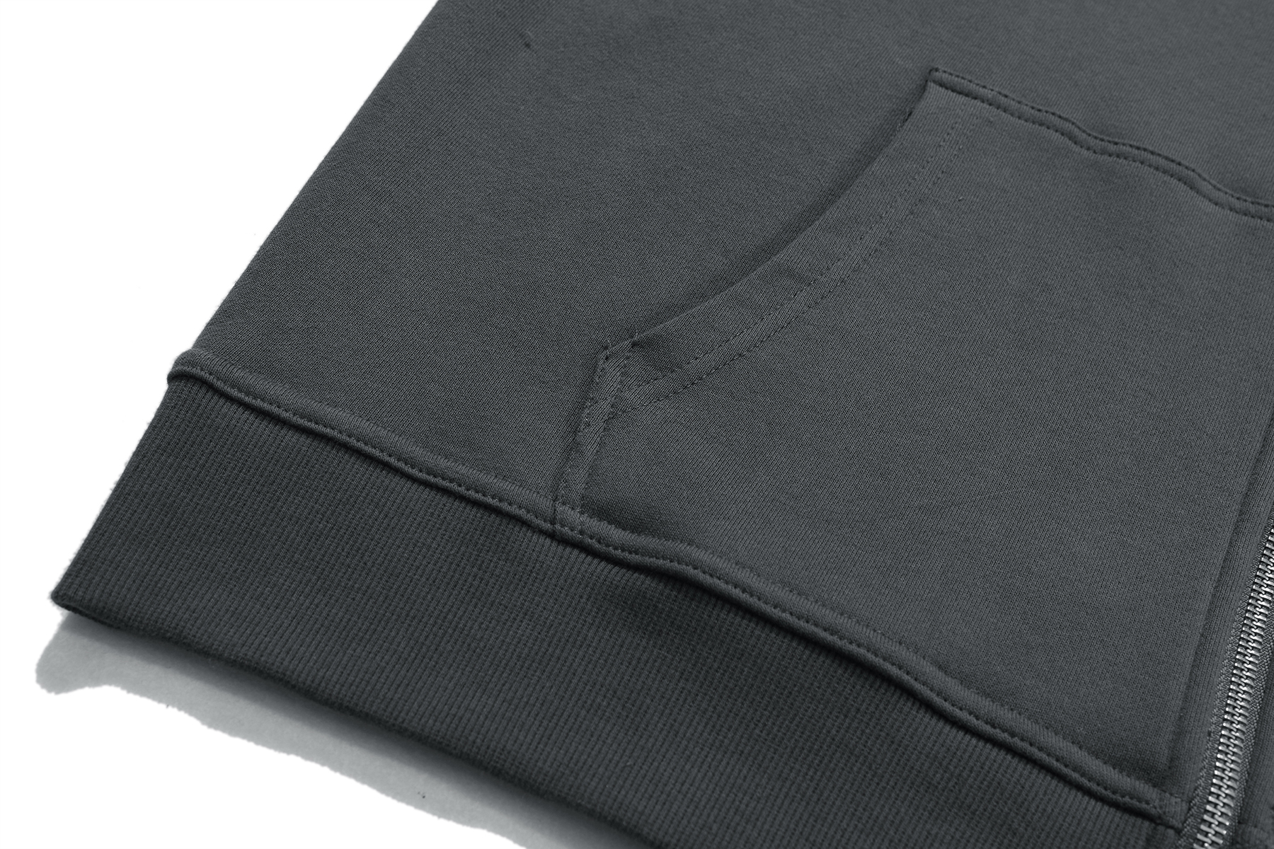 Cheap Streetwear Embroidery Designer Oversize Zip Up Hoody 100% Cotton Pullover Custom Hoodie for Men