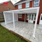 Waterproof Motorized Louvered Aluminium 4 X 4 Garden Pergola Outdoor Garden