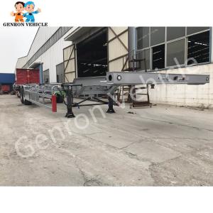 China 20ft Container Transport 2 Axles 16T Skeleton Semi Trailer wholesale