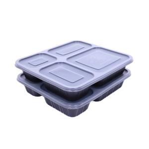 China Square 25*20*5.5CM 2L Disposable Plastic Food Container wholesale