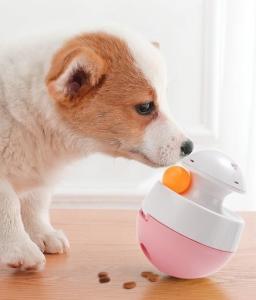 China Interactive Tumbler Dog Treat Ball, Dog Leaky Food Dispensing Toy Puzzle Ball,The interactive cat feeder wholesale