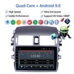 Double DIN Car Radio Dvd Player 16GB ROM For Toyota Corolla 2007-2013