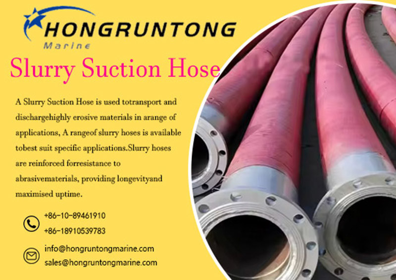 1300mm Impact Resistant ﻿Slurry Tanker Suction Hose Wear Resistance