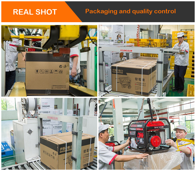 Portable Gasoline Generator for 50hz Frequency and 90 Gasoline Fuel Performance