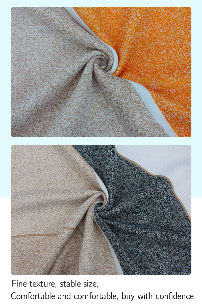 Luxury Polyester OEM Mattress Quilting Fabric Woven Jacquard