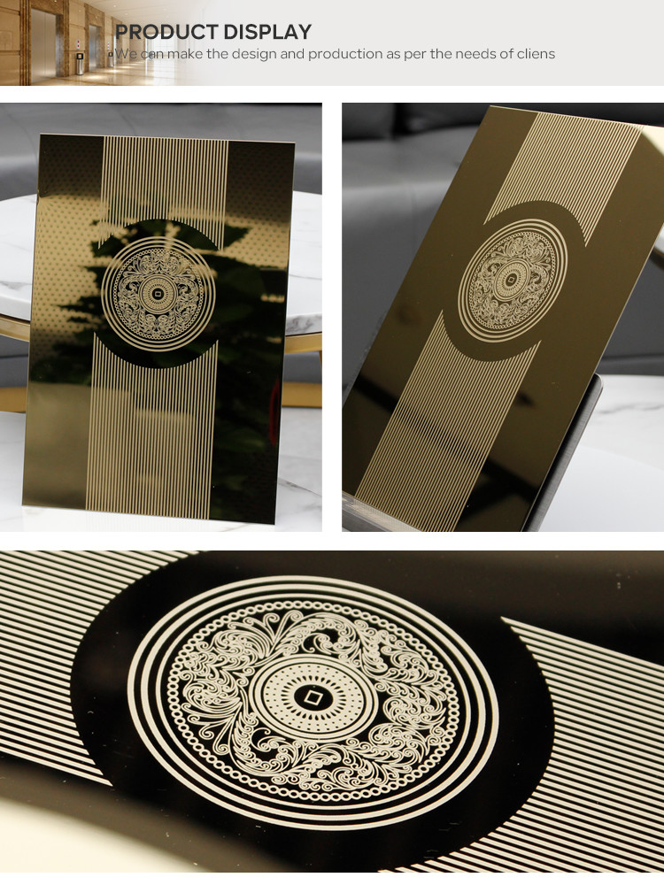 Customized Hairline Ss Sheet Embossed Finish Elevator Stainless Steel Sheet