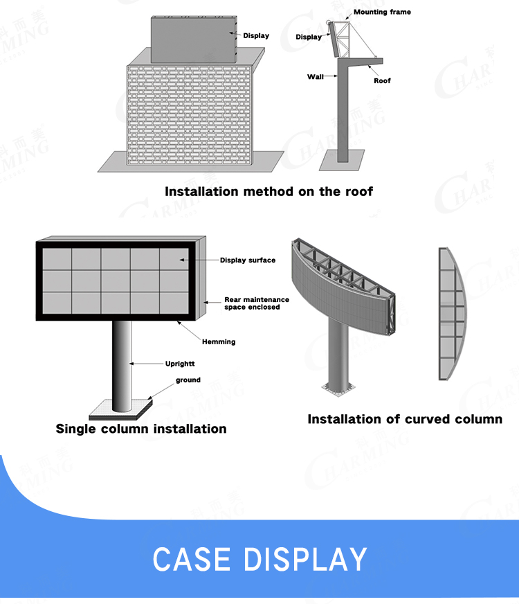P5 Video HD Outdoor LED Screen Display Magnesium Alloy Cabinet RGB LED Screen