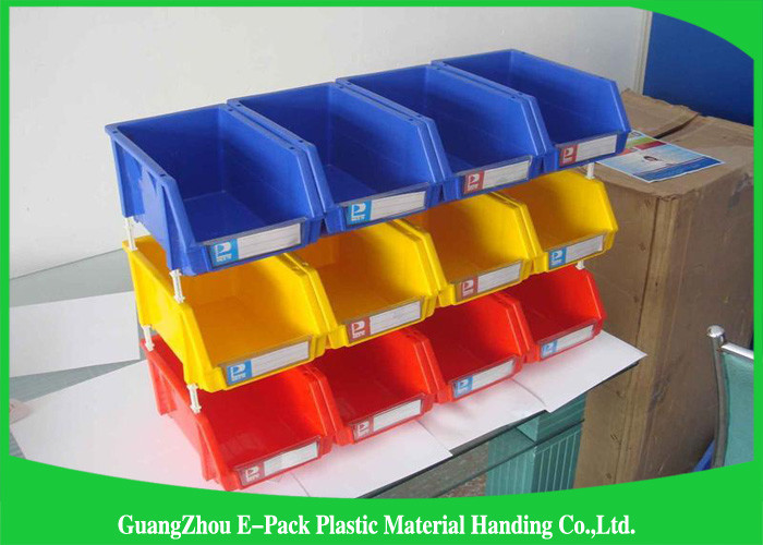 Standard Size Industrial Storage Totes , Antistatic Stackable Storage Boxes