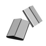 Bulk 55mm Poly Strapping Metal Seals Rm700MPa For Logistics