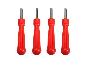 China Portable Red Tyre Valve Core Remover Tool For Car / Bicycle / Truck Motor wholesale