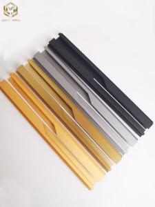 China Modern Furniture Wardrobe Long Aluminum Door Handles Drawer Cabinet Handle Profile wholesale