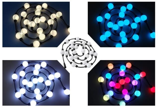 DMX 50MM RGB LED Landscape Lights Addressable Ws2811 IP65 For Outdoor