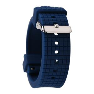 China Dustproof Mens Rubber Watch Bands , 22mm Wrist Watch Straps Mens wholesale