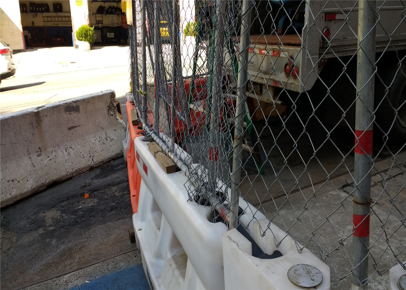 6 Foot X 10 Foot Temporary Chain Link Fence / Portable Chain Link Fence Panels