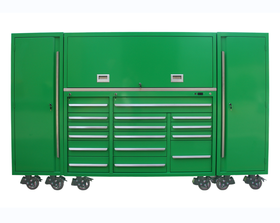 Garage Store Tools Silver 56" Heavy Duty Steel Rolling Tool Box Metal Garage Tool Cabinet