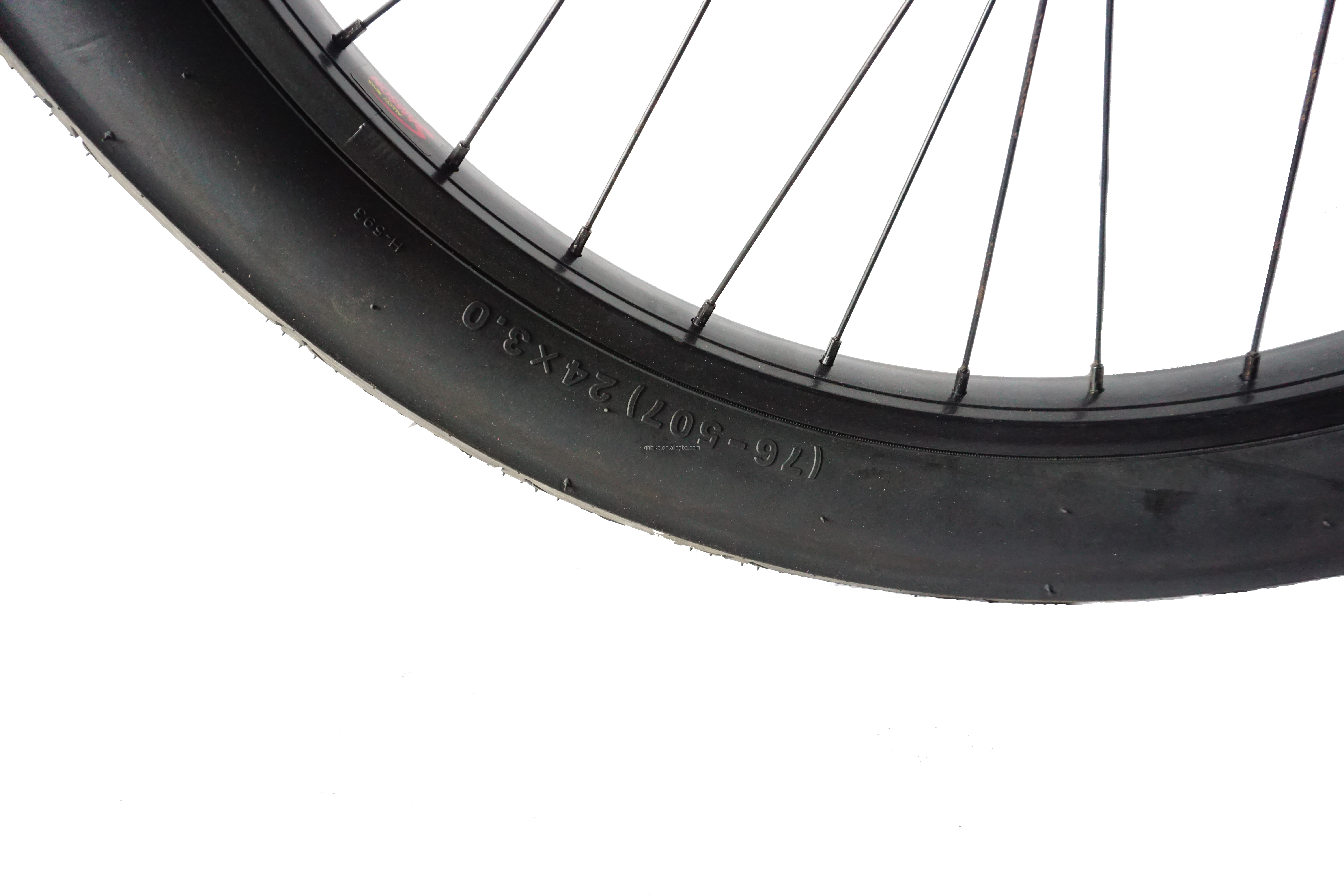 2.2m Long Frame Beach Cruiser Chopper Bicycle with 24" 3.0 Big Tires and 150KG Load Capacity