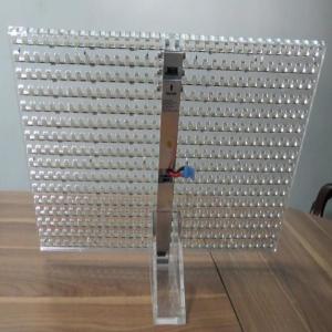 China Indoor Transparent Glass LED Display P3.91 1000x1000mm window canbinet wholesale