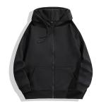 350g Cashmere Full Zipper Hooded Sweater Sports Casual Thickened Fitness Running