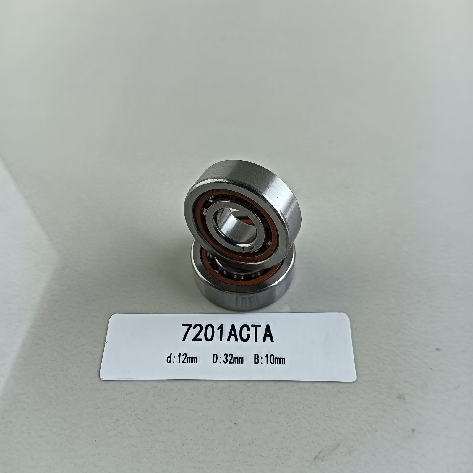 Unseparated Precision Rating P0 P2 P4 P5 P6 7201AC Angular Contact Ball Bearing 12*32*10mm