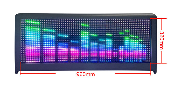 P5 Outdoor Full Color Led Taxi Roof Top Advertising Signs