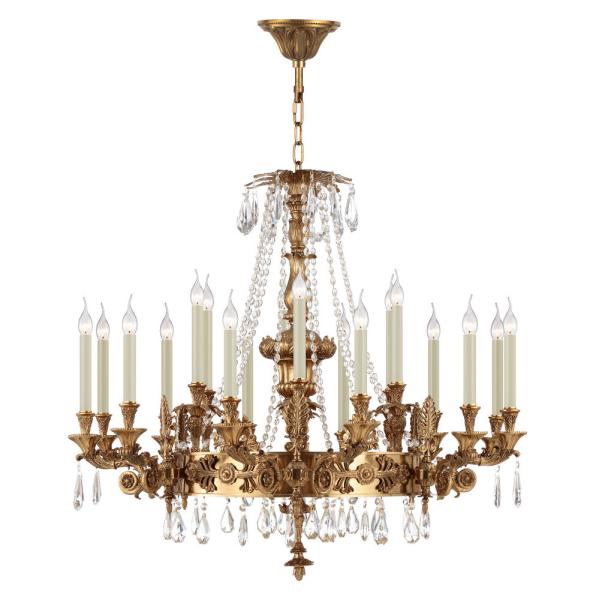 American brass and crystal chandeliers Lamp Fixtures For Kitchen Dining room (WH