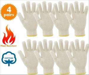 China BBQ Oven Bread Baking Cotton Heat Resistant Gloves For Baking Insulated on sale