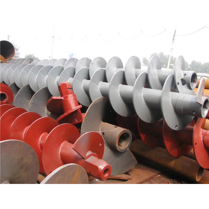 Flat Earth Conical Rock Drilling Auger Bucket Wrapped with aluminum film