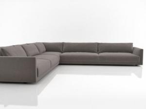 China L Shaped customized simple large and small size Italian Dining room sofa wholesale
