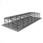 Warehouse Prefabricated Steel Sheds Q355B Commercial Steel Metal Buildings