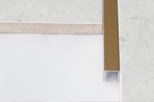 China Customized Color Stainless Steel Tile Trim T Shape SS Strips Decorative Profiles wholesale