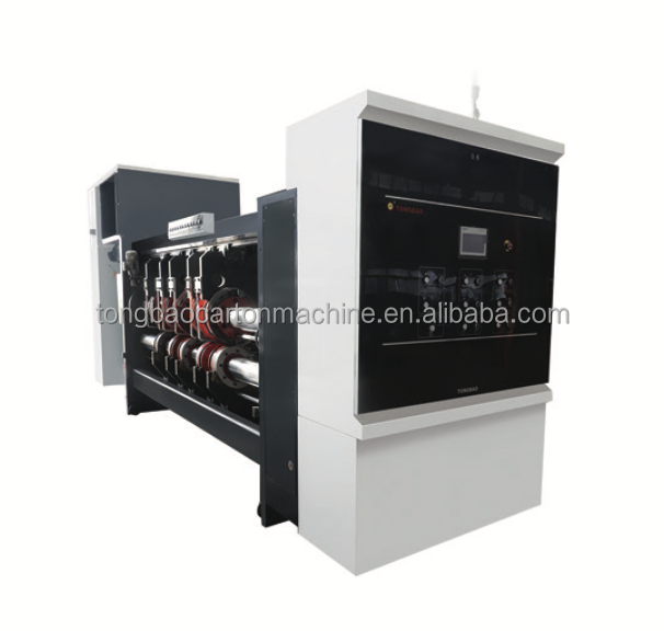 4 Colors Slotting Die-Cutting Folder Gluing Strapping Box Making Line Machine 7.2mm
