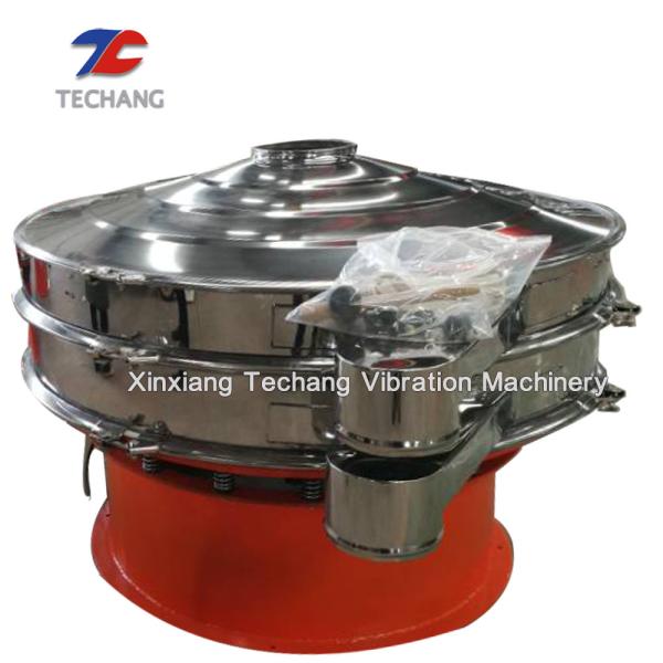 Sus304 Small Flour Powder Rotary Vibrating Screen , Vibratory Screening