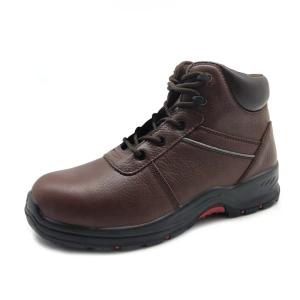 China Steel Toe Mine Safety Boots Brown Woodland Industrial Safety Shoes Unisex wholesale