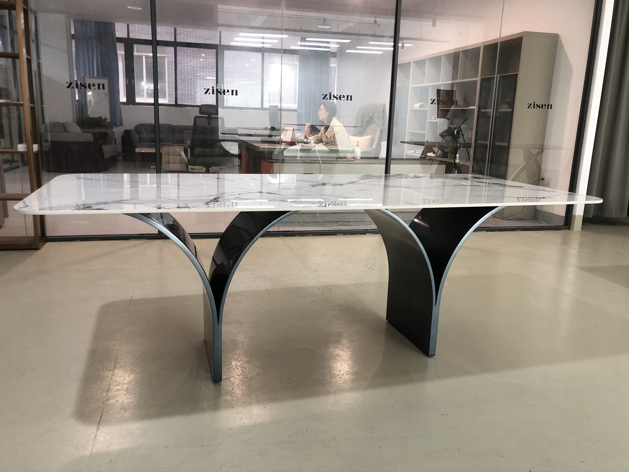 Modern Luxury Rectangular Dining Table Set 4 6 8 Seater Dining Room Furniture Dining Table Set