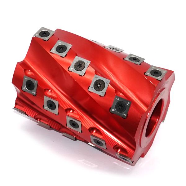 Wood Planer Wood Carving Bits 45HRC Spindle Moulder Cutter Helical Cutter Head