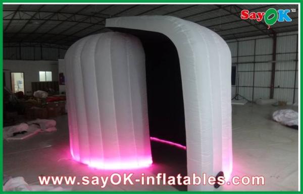 Photo Booth Backdrop 210D Led Lights Strong Oxford Cloth Giant Custom Inflatable