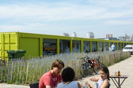 Flat Pre Built Shipping Container Homes Tower Style 37 Sqm Folding Expandable Granny