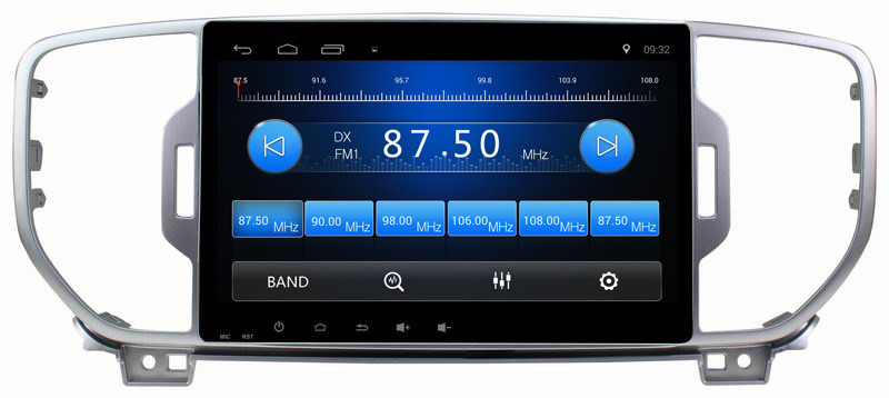 Ouchuangbo car media kit gps nav bluetooth android 8.1 for Kia KX5 2016 support USB SWC wifi video AUX