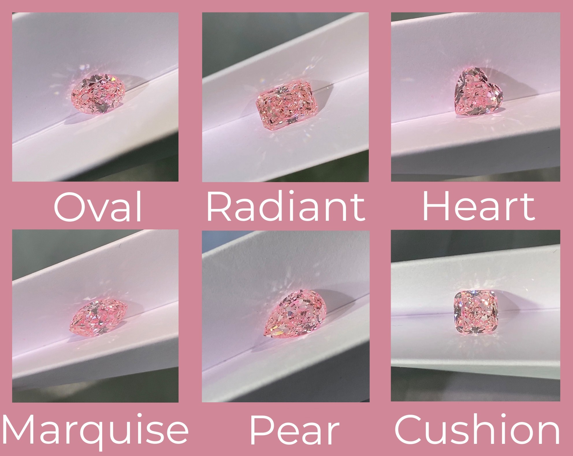 Fancy Pink CVD Laboratory Diamonds 1.92ct IGI Certified Pear Shape