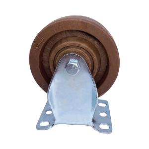 China Phenolic Resin Wheel High Temp Resistant Rigid Caster 3 Inch wholesale