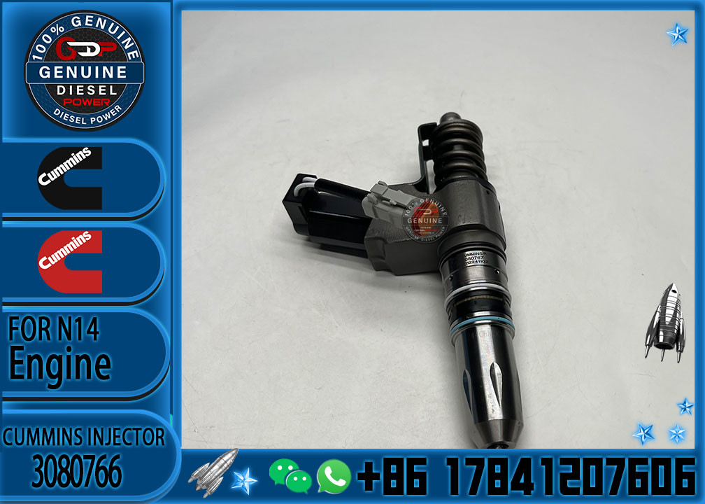 High Quality New Diesel Engine Injector QSNT 3080766 Parts Manufacturing Plants and Retail Industries