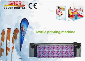 China Table Cover Inkjet Digital Fabric Printing Machine / Curtain Fabric Printer 1440dpi wholesale