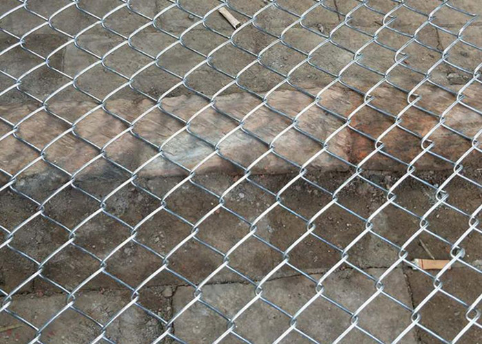Zinc Coated Cyclone Mesh Fencing 60*60mm Pvc Coated Diamond Mesh