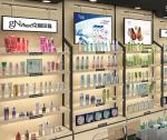 18mm Thickness Retail Shop Cosmetic Display Shelves Wall Storage Design